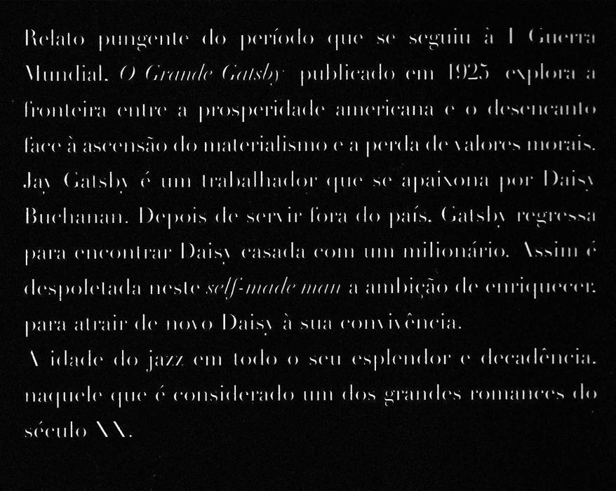 Livro O Grande Gatsby de F. Scott Fitzgerald  [Portes Grátis]