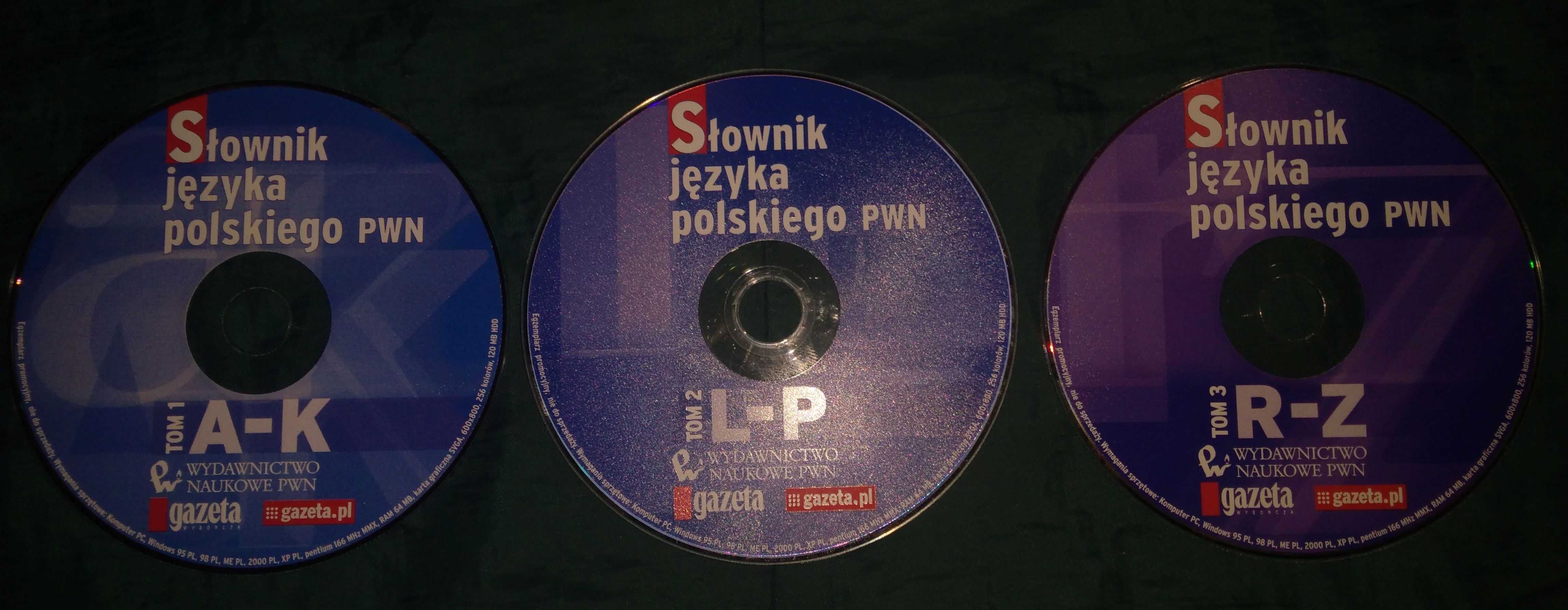 Słownik języka polskiego PWN 3 płyty CD