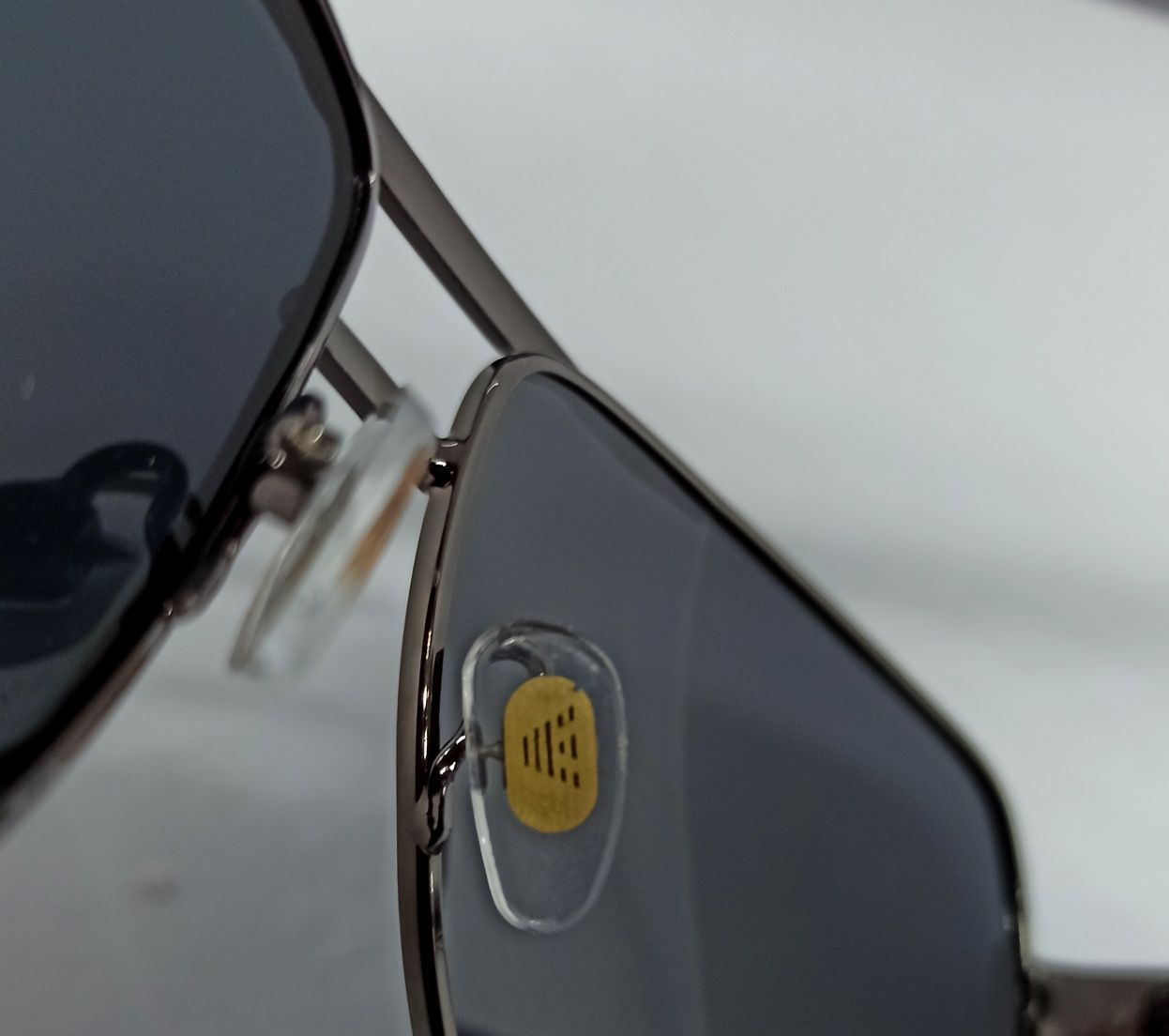 Emporio Armani стильные мужские брендовые очки черные поляризированые