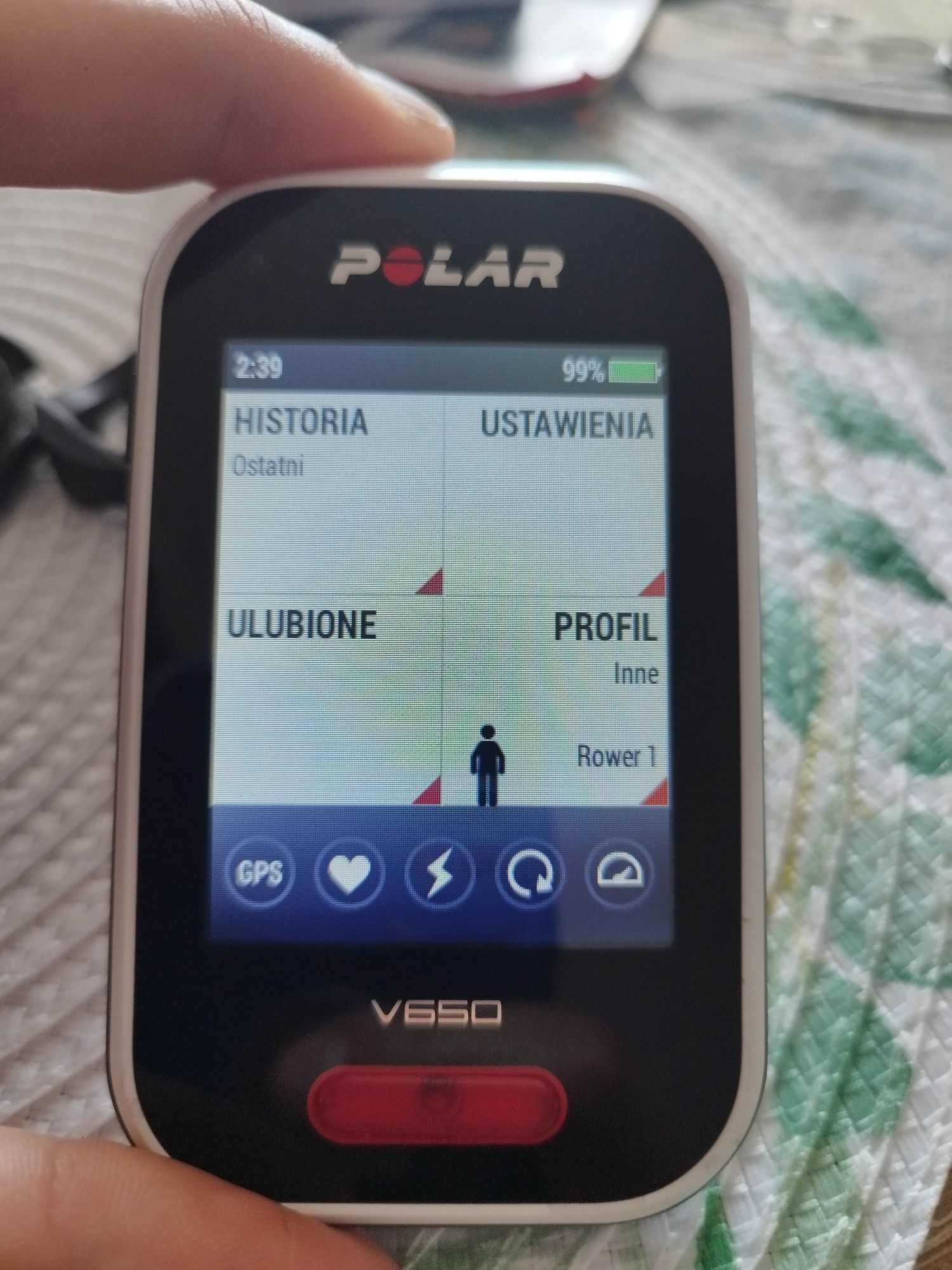 Polar V650 licznik rowerowy z GPS