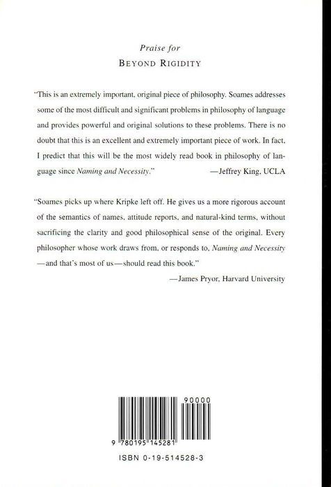 Livro - Beyond Rigidity - Scott Soames