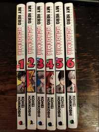 Manga My Hero Academia tomy 1-6