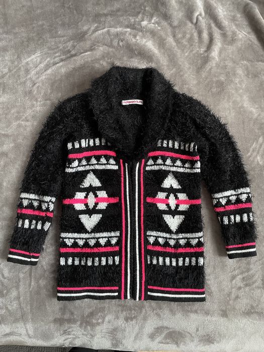 Черный кардиган, кофта на 7 - 10 лет