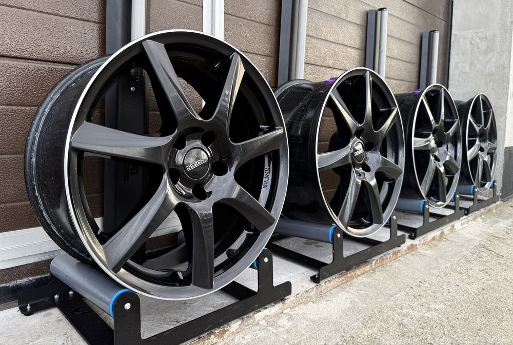 4x felgi aluminiowe Czarne 5x112 r18 et38 8J Alufelgi (czujniki TPMS)