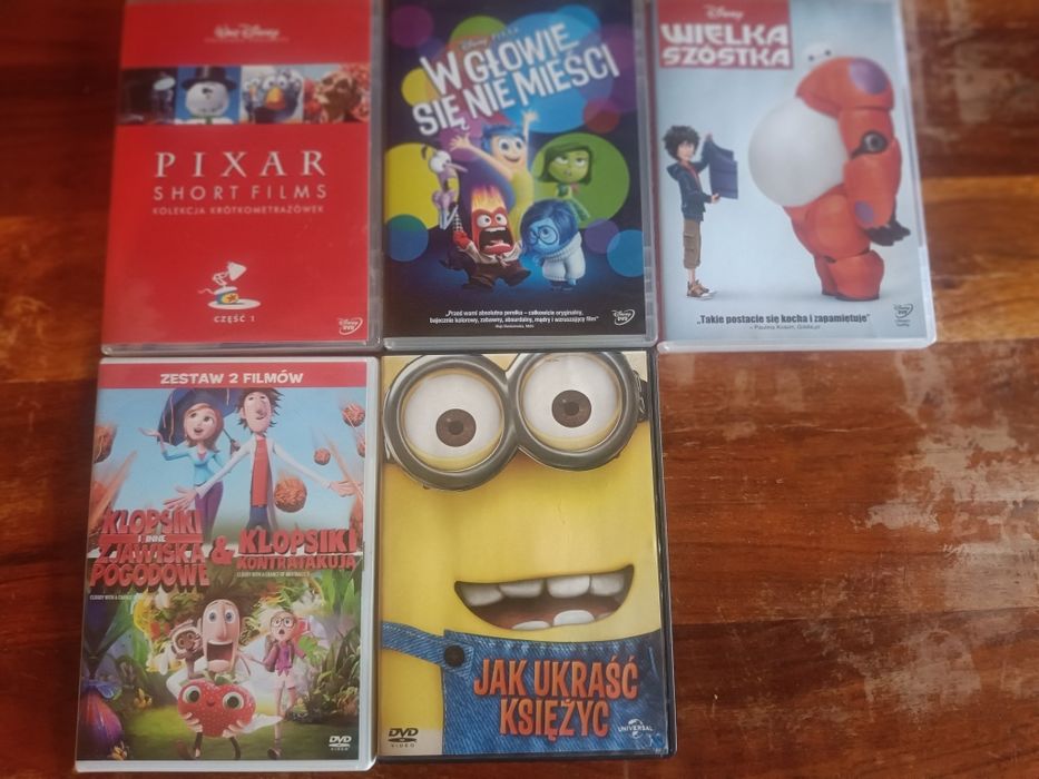 Zestaw bajek DvD, Disney, Pixar