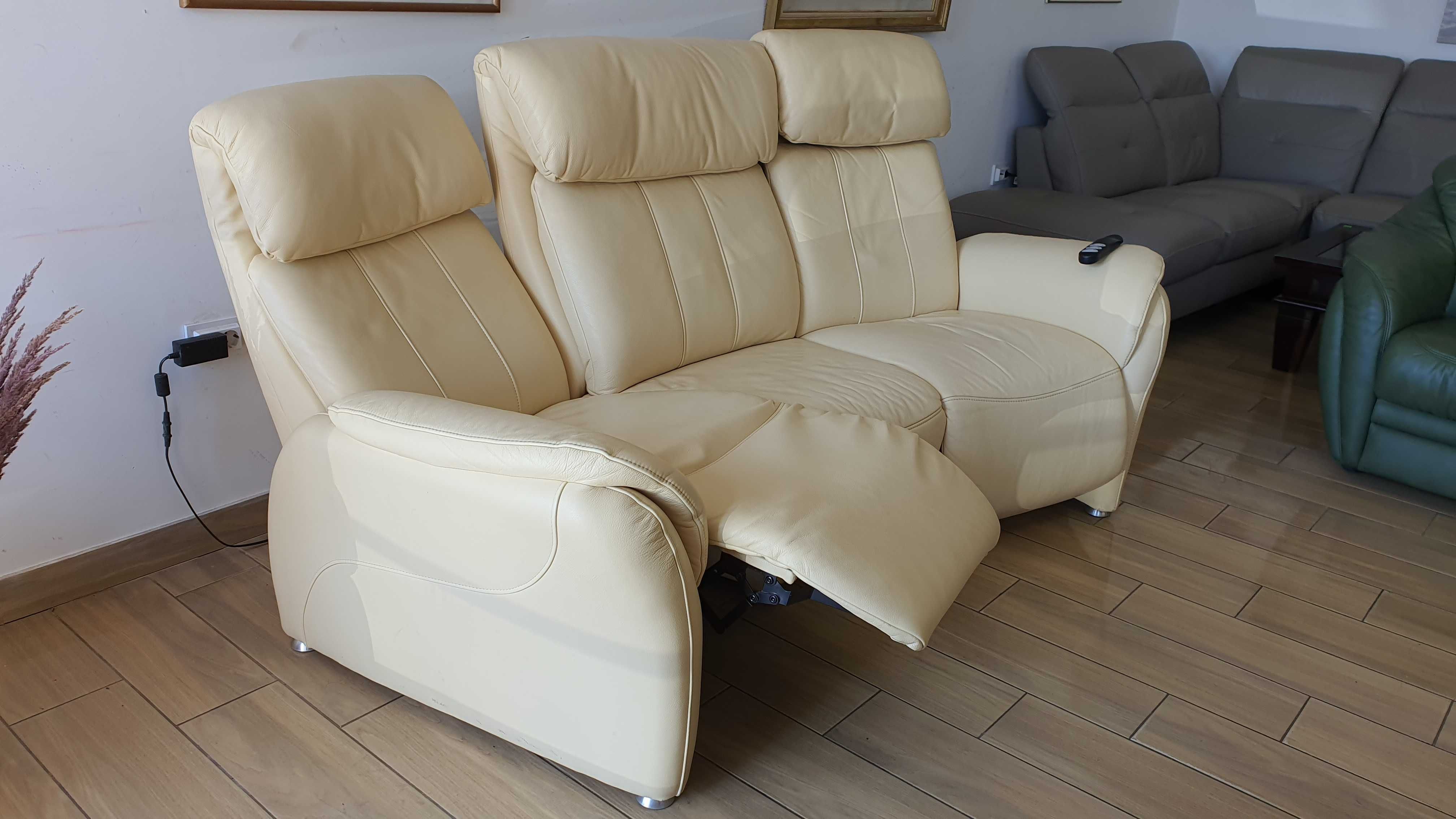 Шкіряний диван для відпочинку Реклайнер, фірмові меблі з Європи