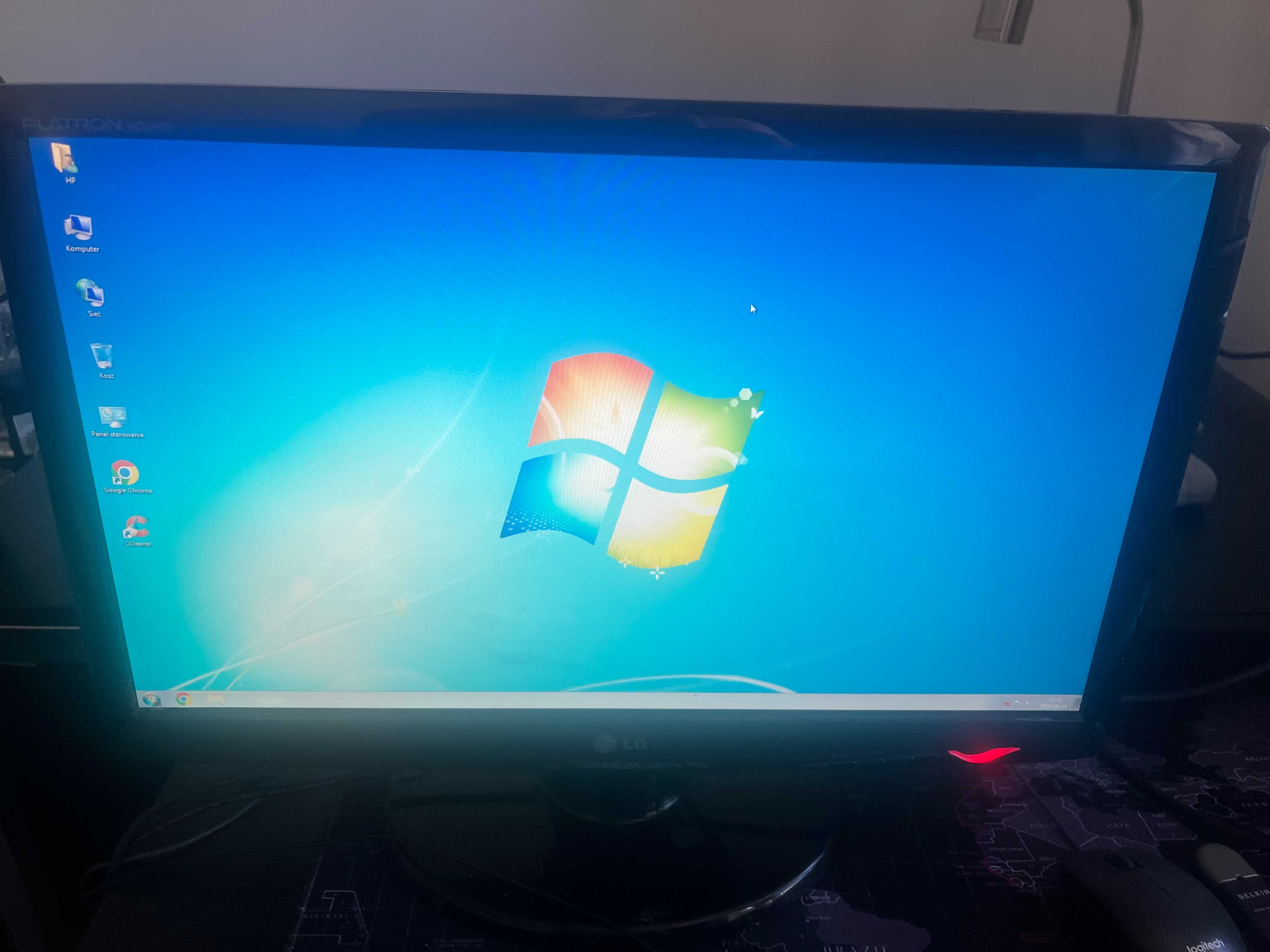 Komputer HP i3 z monitorem LG 22cale