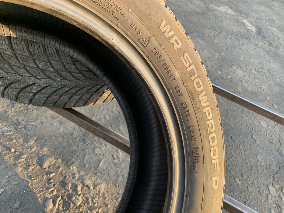 Шини 205/55 R17 Nokian зима 2020  рік,7 мм