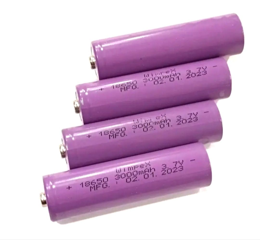 Акумулятор Wimpex 18650 3000 mAh Li-ion 3.7V за 4 шт