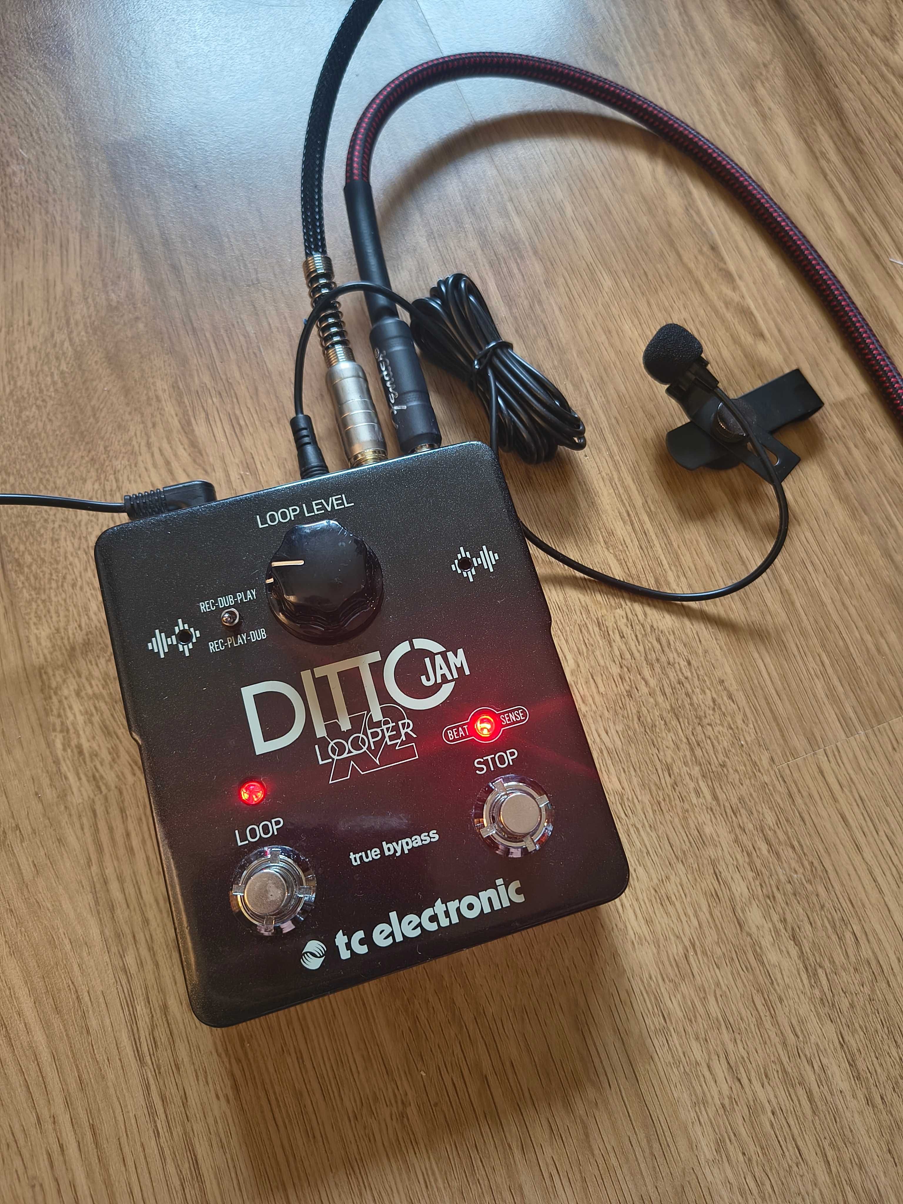 TC Electronic Ditto JAM x2 - synchronizowany looper z mikrofonem