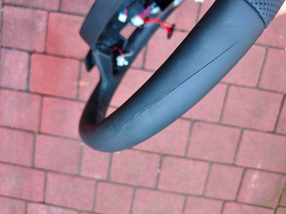 Kierownica skórzana AUDI S-LINE Q5 80A A4 B9 Łopatki Multifunkcja