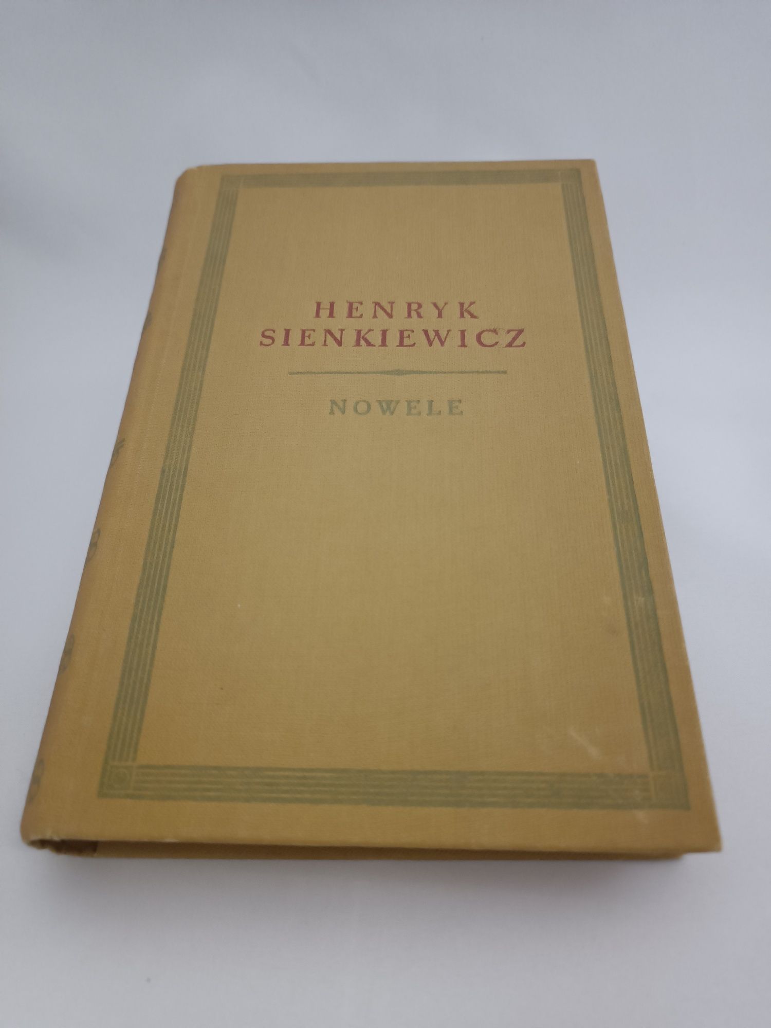 Pierwsze wydanie! 1954 rok. Nowele H. Sienkiewicz