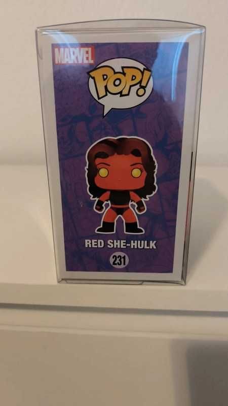 Funko Pop Red She-Hulk Marvela summer convet