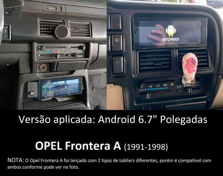 (NOVO) Rádio 1DIN • OPEL Astra F/G Calibra Corsa Vectra • Android GPS
