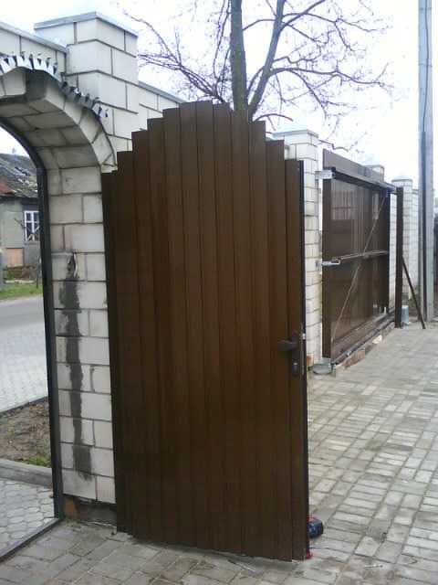 Калитки  недорого от компании Элпол  из алюминия и металла.