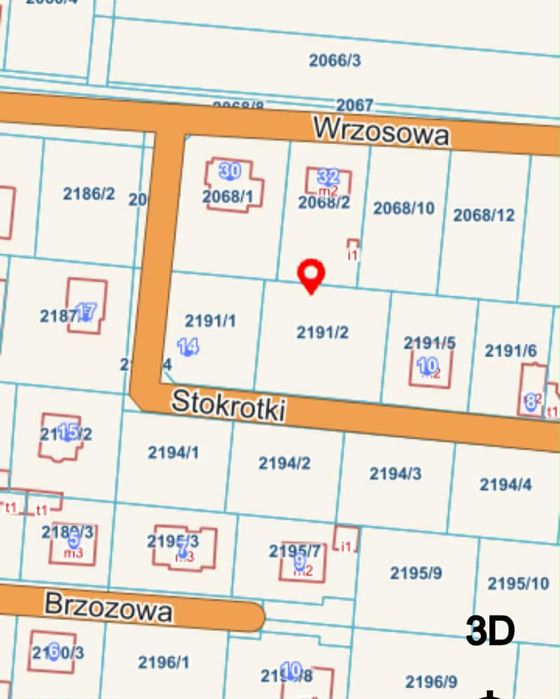 Tłuszcz ul. Stokrotki działka 905 m2