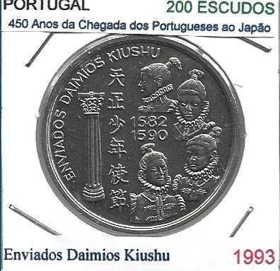 Enviados Daimios Kiushu - - - 200$00 - 1993 - - - - - Moeda