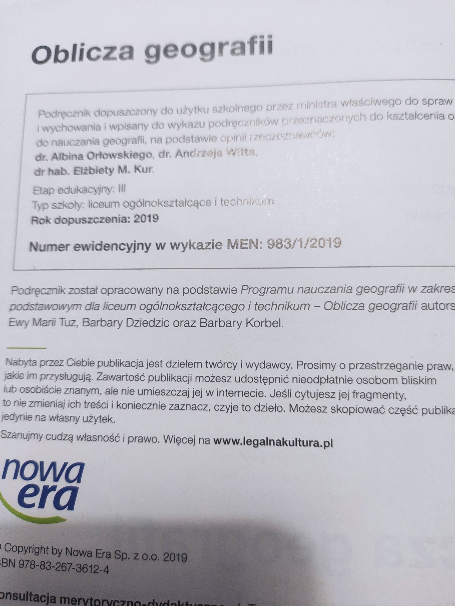 Oblicza geografii 1