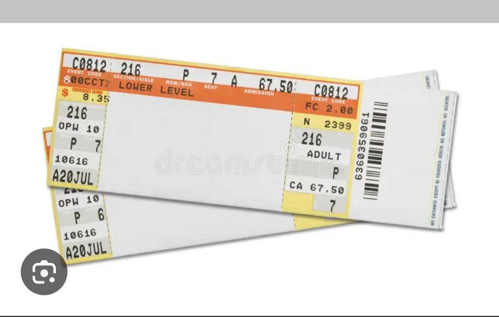 Vendo bilhetes Lena D'Água porto hoje