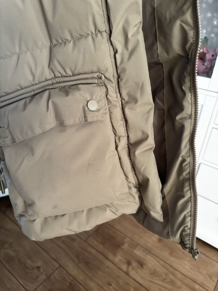 Kurtka zimowa zielona khaki reserved 164 s