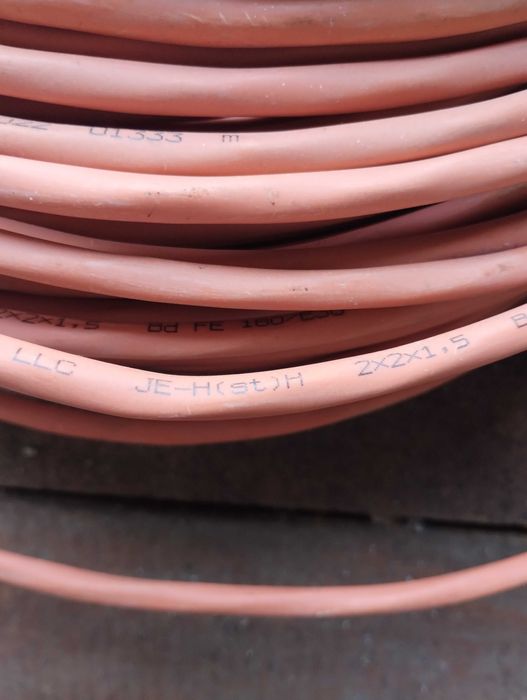 Кабель сигнальный огнестойкий JE-H(St)H FE180 E30 2х2х1,5