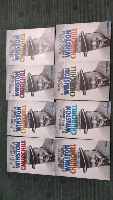 Memórias da II Guerra Mundia - Winston Chrchill - 8 Vol