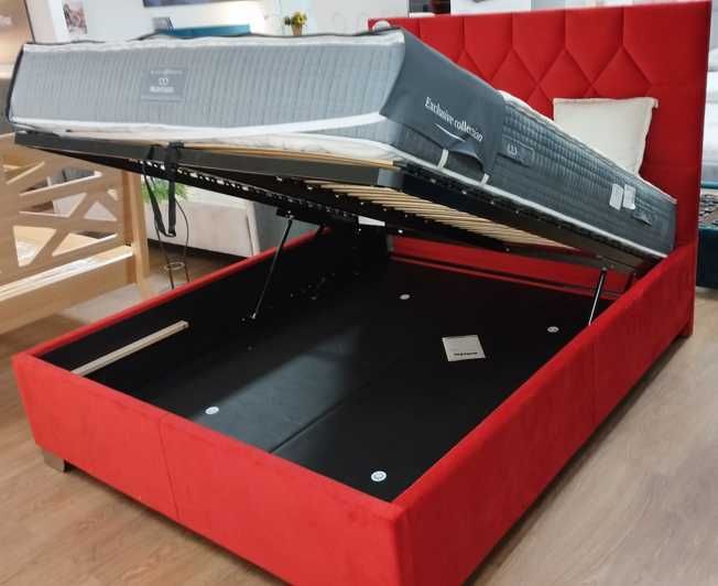 Łóżko tapicerowane 160x200 z pojemnikiem w atrakcyjnej cenie