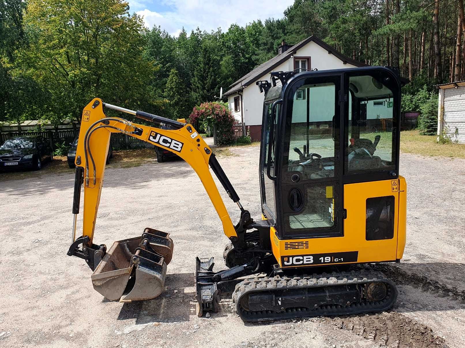 minikoparka 2t JCB 19C-1 PRO, rok 2022, 850mth, jak 8018, cat 301.7