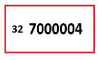 złoty numer stacjonarny  - Śląsk 32/700000/4