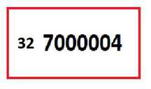 złoty numer stacjonarny  - Śląsk 32/700000/4