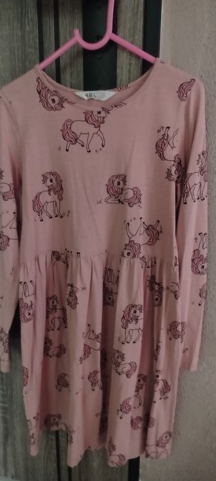 Sukienka jednorożce koniki 134/140 hm