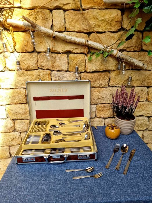 Walizka sztućce na 12 osób