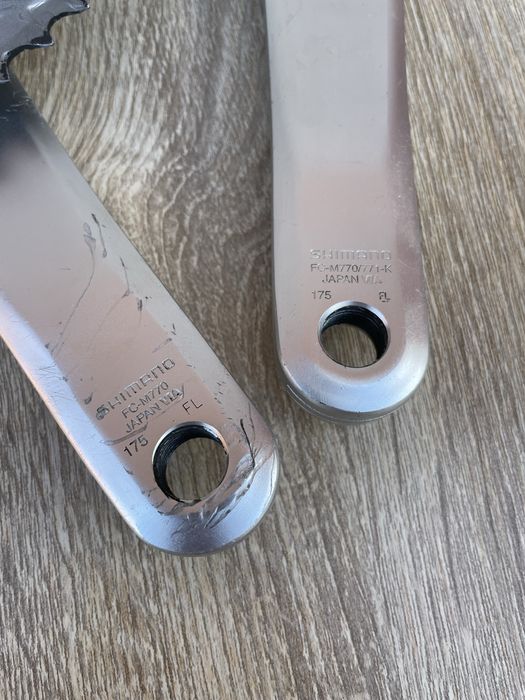 Шатуни Shimano Deore XT 68/73 (175) Truvativ Descendant e*thirteen xtr