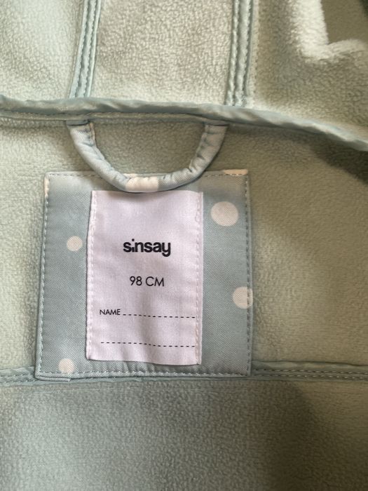 Дитяча куртка дощовик  Sinsey. Демісезонна. На флісі. Розмір 98
