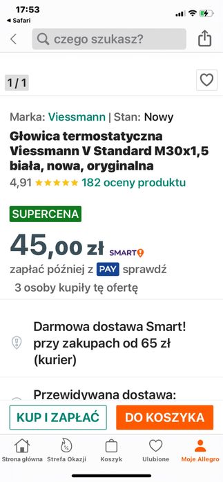 Sorzedam za 50’% Nowych glowic w ilosci 30 sztuk