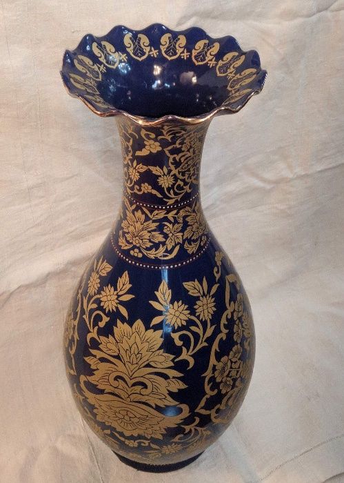 Jarrão Azul Dourado