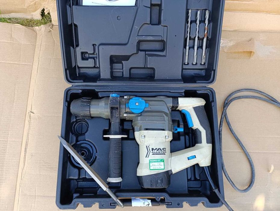 Młot udarowy młotowiertarka Macallister MSRH1500-A 1500W SDS wiertła