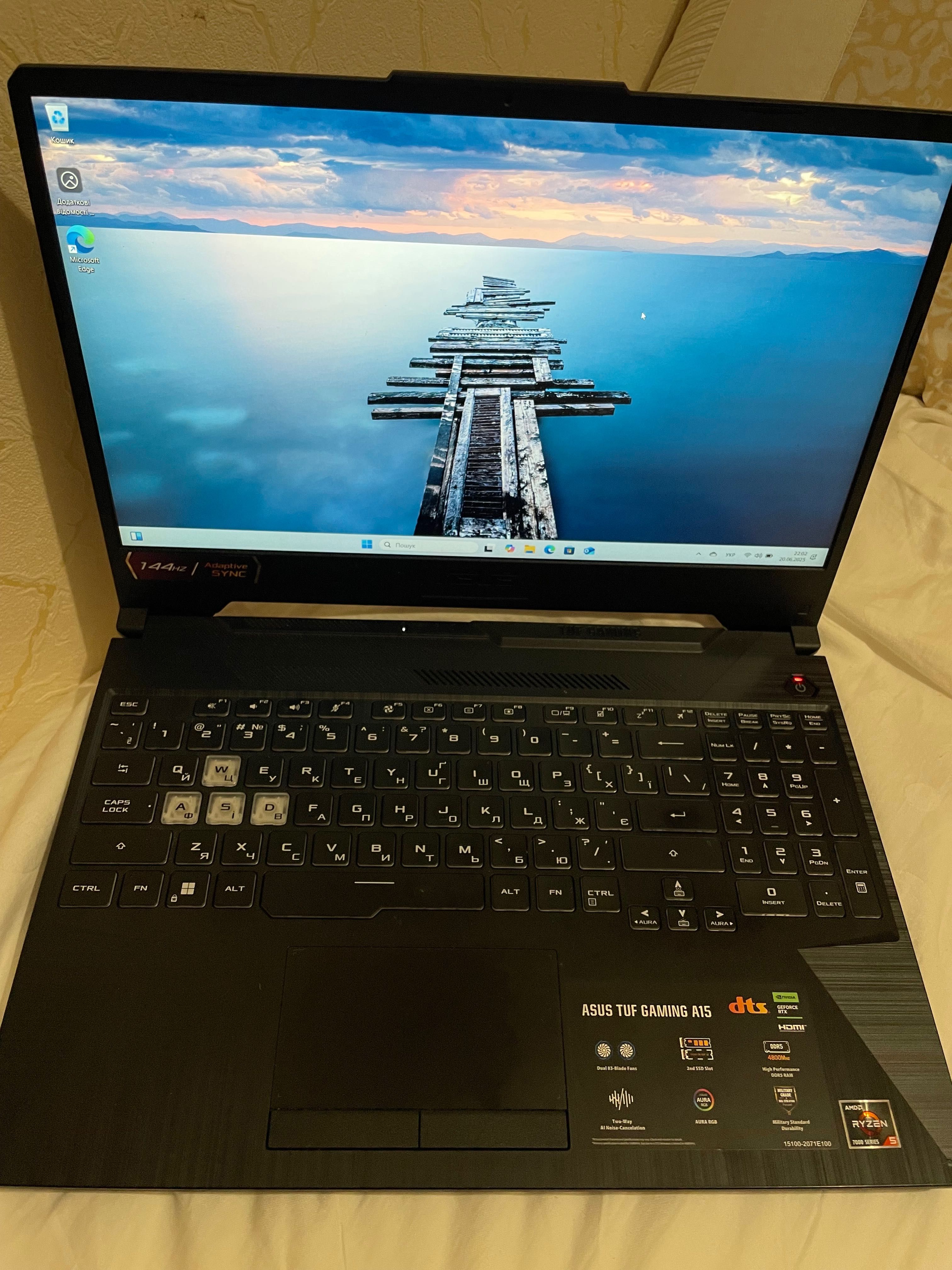 Ноутбук Asus tuf gaming a15