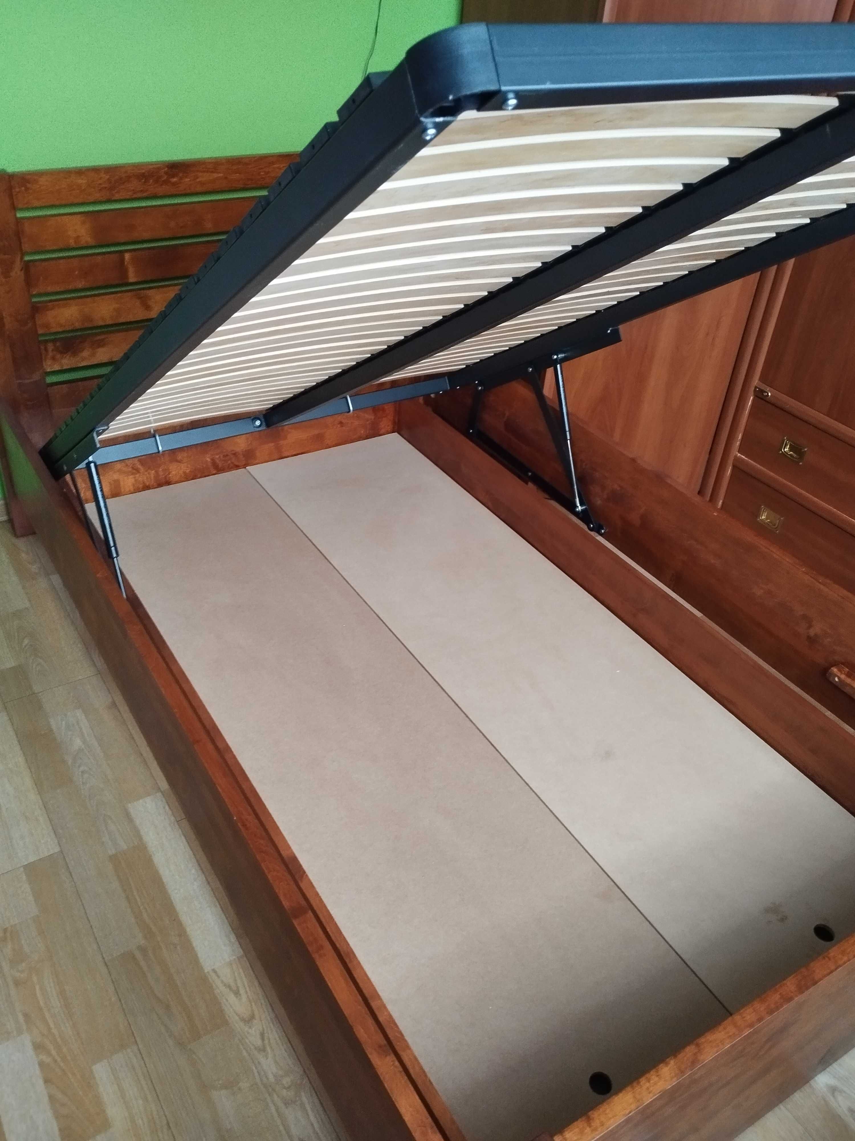 nowe łóżko drewniane 120x200 z materacem