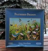 Пазли Gibsons Feathered friends 1000 елементів