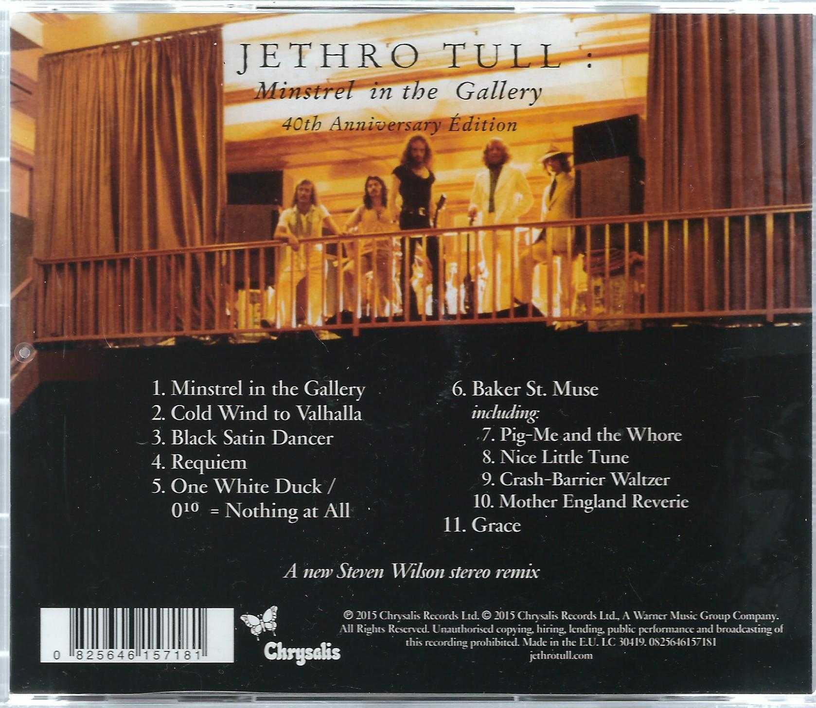 CD Jethro Tull - Minstrel In The Gallery (40th Anniversary Edition)