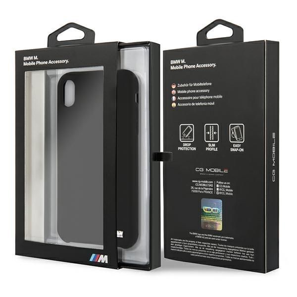 Etui do iPhone'a Xr BMW Silicone M Collection, Czarny