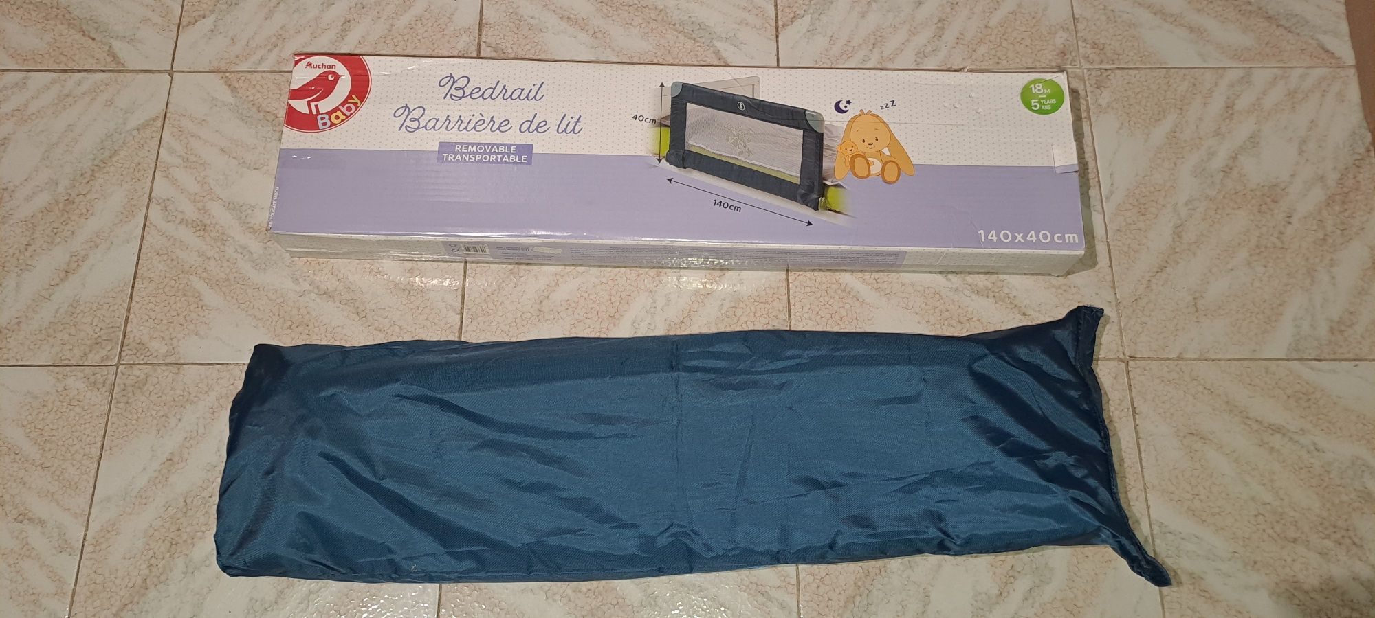 Barreira de Segurança para Cama 140cm