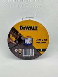 Tarcza tnąca DeWalt 125x1x22,2 mm komplet 10szt