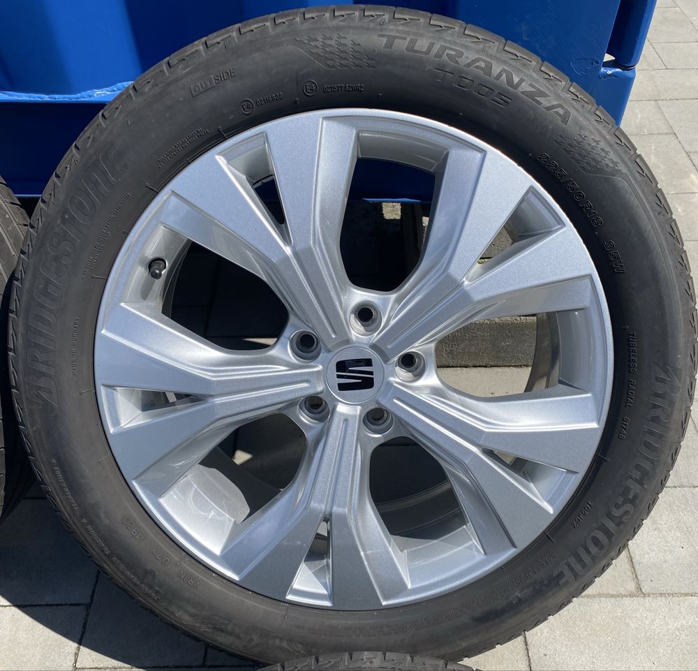 Alufelgi z oponami 225/50 R18 Seat Ateca 757 Skoda Karoq VW T-Roc