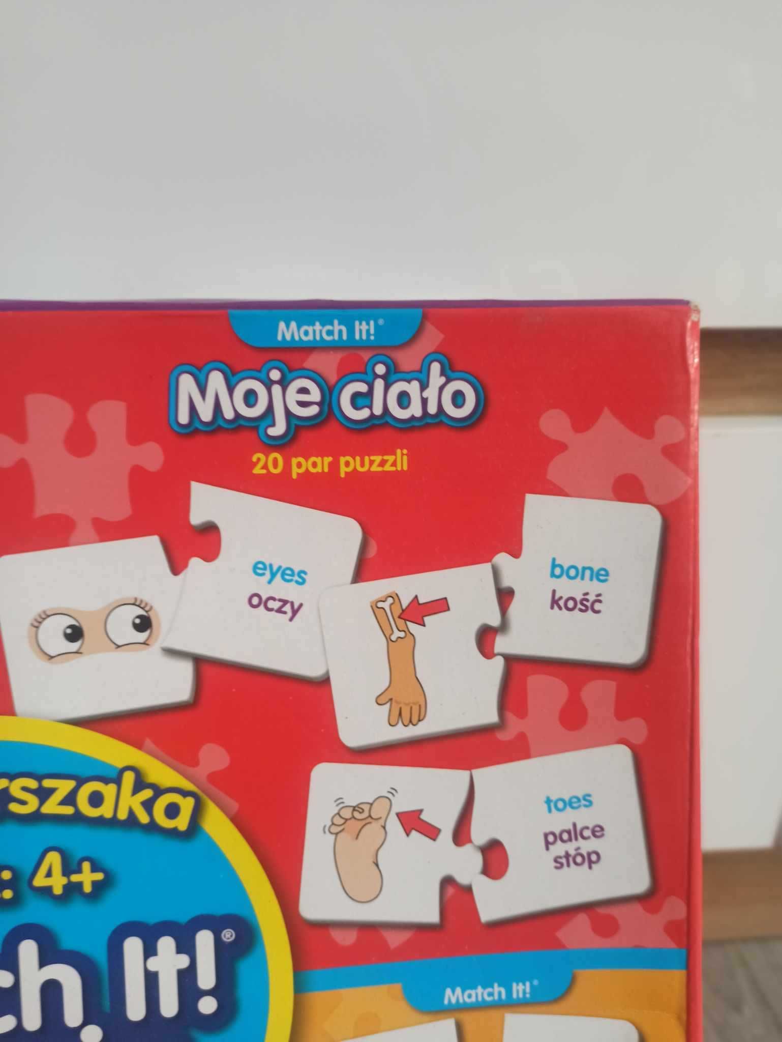 Układanki edukacyjne- zestaw, memory