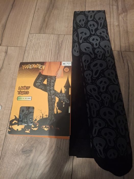 Halloween rajstopy rozmiar M NOWE