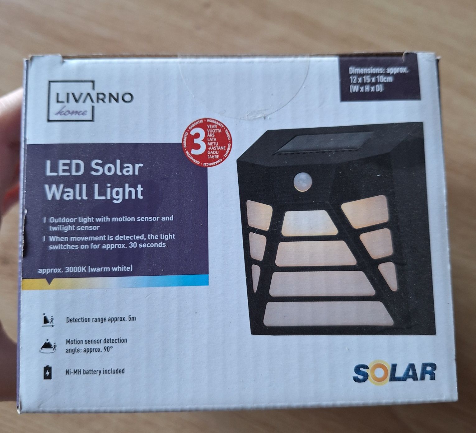 Lampa solarna Lidl
