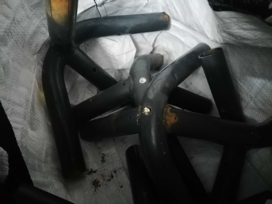 Pérgola ferro e madeira 3x3m