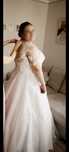 Suknia ślubna plus size w kolorze ivory